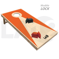 Cornhole Modèle LOCK Orange